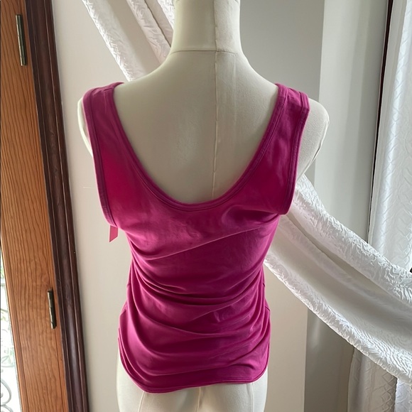 Pilcro Perfect Scoop Neck XS Women's Pink Sleeveless Top NWT Pink - Picture 7 of 7
